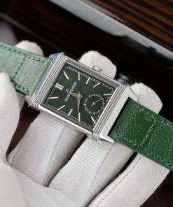 Jaeger Lecoultre Master Reverso Tribute Small Seconds Green Color MGF 30x40mm