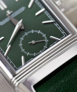 Jaeger Lecoultre Master Reverso Tribute Small Seconds Green Color MGF 30x40mm