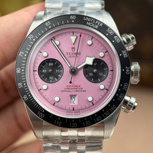 Tudor Black Bay Chronograph Super Clone Watches Pink Dial ZF Factory 41mm (1)