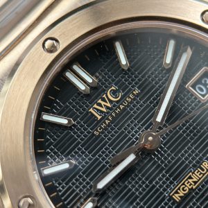 IWC Ingenieur Super Clone Watches Rose Gold With Black Dial GH Factory 40mm (1)