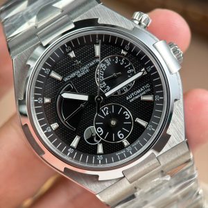 Vacheron Constantin Overseas Dual Time 47450 Black Dial Replica Watch 9F Factory 42mm (1)