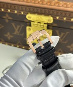 Audemars Piguet 26600 Tourbillon Openworked Replica 11 Watch Black Leather Strap 41mm (2)