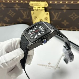 Cartier Santos 100 XL Replica Watches Black Automatic Movement 51.1×41 (1)