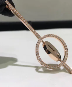 Messika Lucky Move Women Necklace Custom Diamond 18k Rose Gold (2)