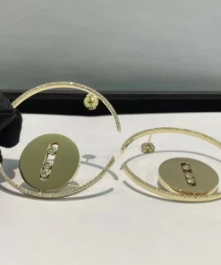 Messika Lucky Move Womens Earrings Diamond 18K Gold Custom (2)