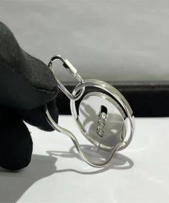 Messika Lucky Move Womens Earrings Diamond 18K White Gold Custom (2)