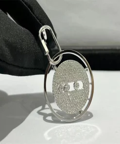 Messika Lucky Move Womens Earrings Diamond 18K White Gold Custom (2)