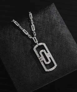 Messika Mens Necklace Custom Diamond White Gold 18K (2)