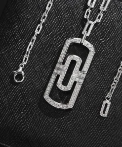 Messika Mens Necklace Custom Diamond White Gold 18K (2)