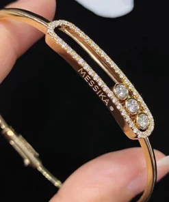 Messika Move Classic Bracelet Custom Diamond 18K Rose Gold (3)