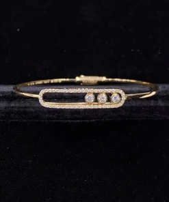 Messika Move Classic Bracelet Custom Diamond 18K Rose Gold (3)