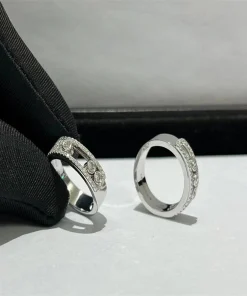 Messika Move Classic Pave Mens Rings Custom Diamond 18K White Gold (2)