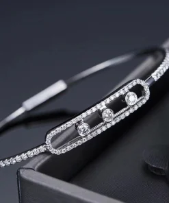 Messika Move Pave Custom Diamond White Gold 18K Bracelet (2)