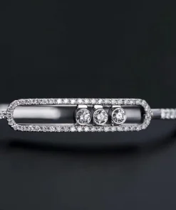 Messika Move Pave Custom Diamond White Gold 18K Bracelet (2)