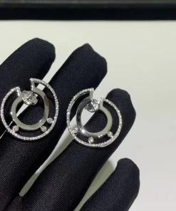 Messika Move Romane Hoop Earrings White Gold 18K Diamond (2)