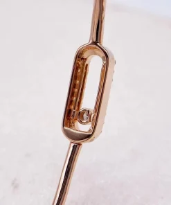 Messika Move Uno Womens Bracelet Diamond 18K Rose Gold Custom (2)