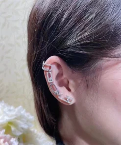 Messika Women Earrings Custom Diamond White Gold 18K (2)