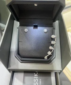 Messika Women Earrings Diamond 18K White Gold Custom (2)
