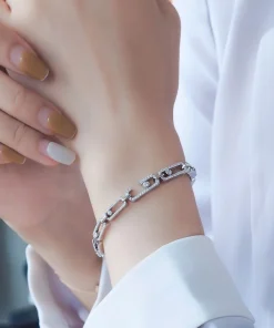 Messika Womens Bracelet Diamond 18K White Gold Custom (2)