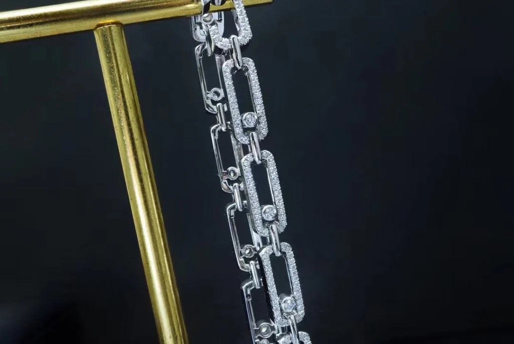 Messika Womens Bracelet Diamond 18K White Gold Custom (2)