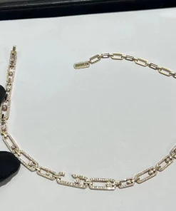 Messika Womens Custom Diamond 18K Rose Gold Necklace (2)