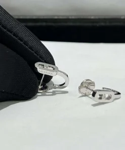 Messika Womens Earrings Custom 18K White Gold Diamond (2)