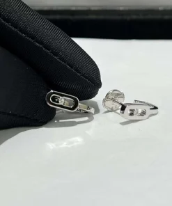 Messika Womens Earrings Custom 18K White Gold Diamond (2)