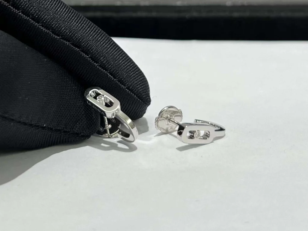 Messika Womens Earrings Custom 18K White Gold Diamond (2)