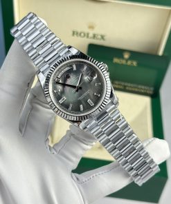 Rolex Day-Date Mother Of Pearl Dial Best Replica Watch QF Factory 36mm (7)
