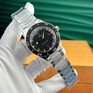 Omega Seamaster 300 Heritage Chronometer Black Dial Replica Watch VS Factory 41mm (1)
