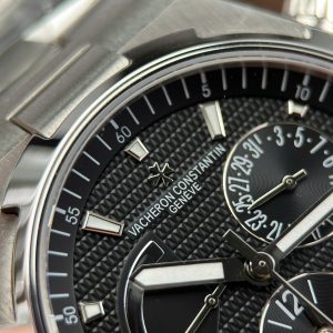 Vacheron Constantin Overseas Dual Time 47450 Black Dial Replica Watch 9F Factory 42mm (1)