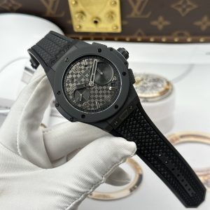 Hublot Big Bang 20th Anniversary Chronograph Ceramic Đen Replica 1 1 BBA Factory 43mm (1)