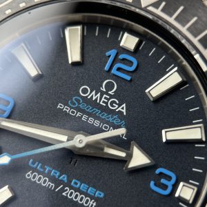 Omega Seamaster Planet Ocean 6000M Ultra Deep Titanium Rep 1 1 Black Dial VS Factory 45 (1)