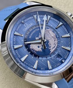 Omega Aqua Terra Worldtimer Summer Blue Replica Watches VSF 43mm (2)