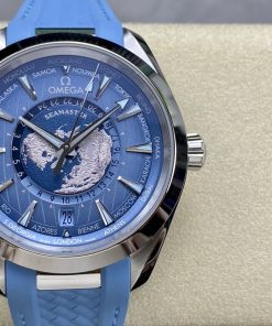 Omega Aqua Terra Worldtimer Summer Blue Replica Watches VSF 43mm (2)