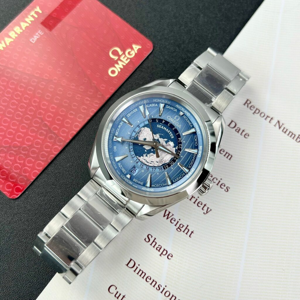 Omega Aqua Terra Worldtimer Summer Blue VS Factory (8)