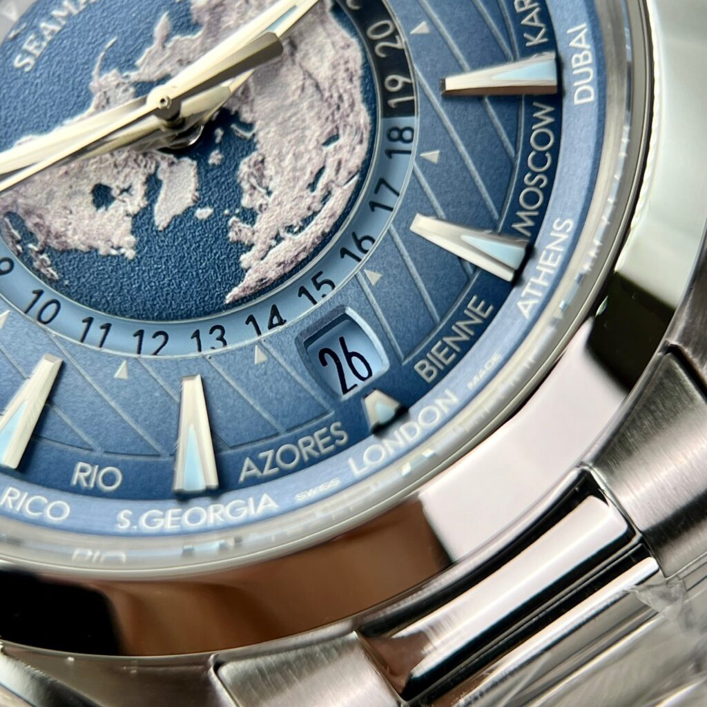Omega Aqua Terra Worldtimer Summer Blue VS Factory (8)