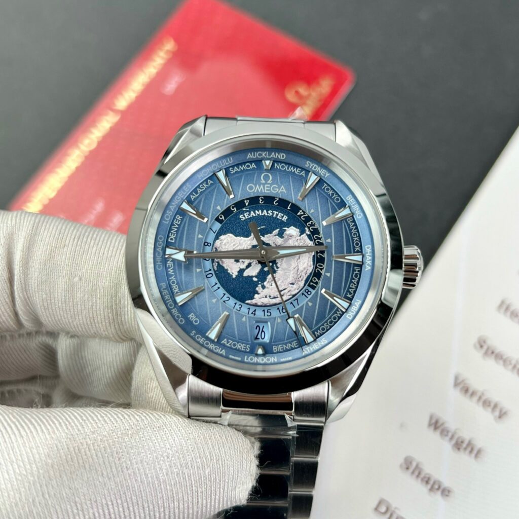 Omega Aqua Terra Worldtimer Summer Blue VS Factory (8)