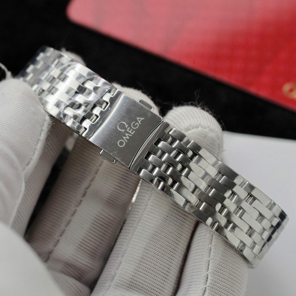 Omega Co-Xial Chronometer Best Replica Women Blue Dial 34mm