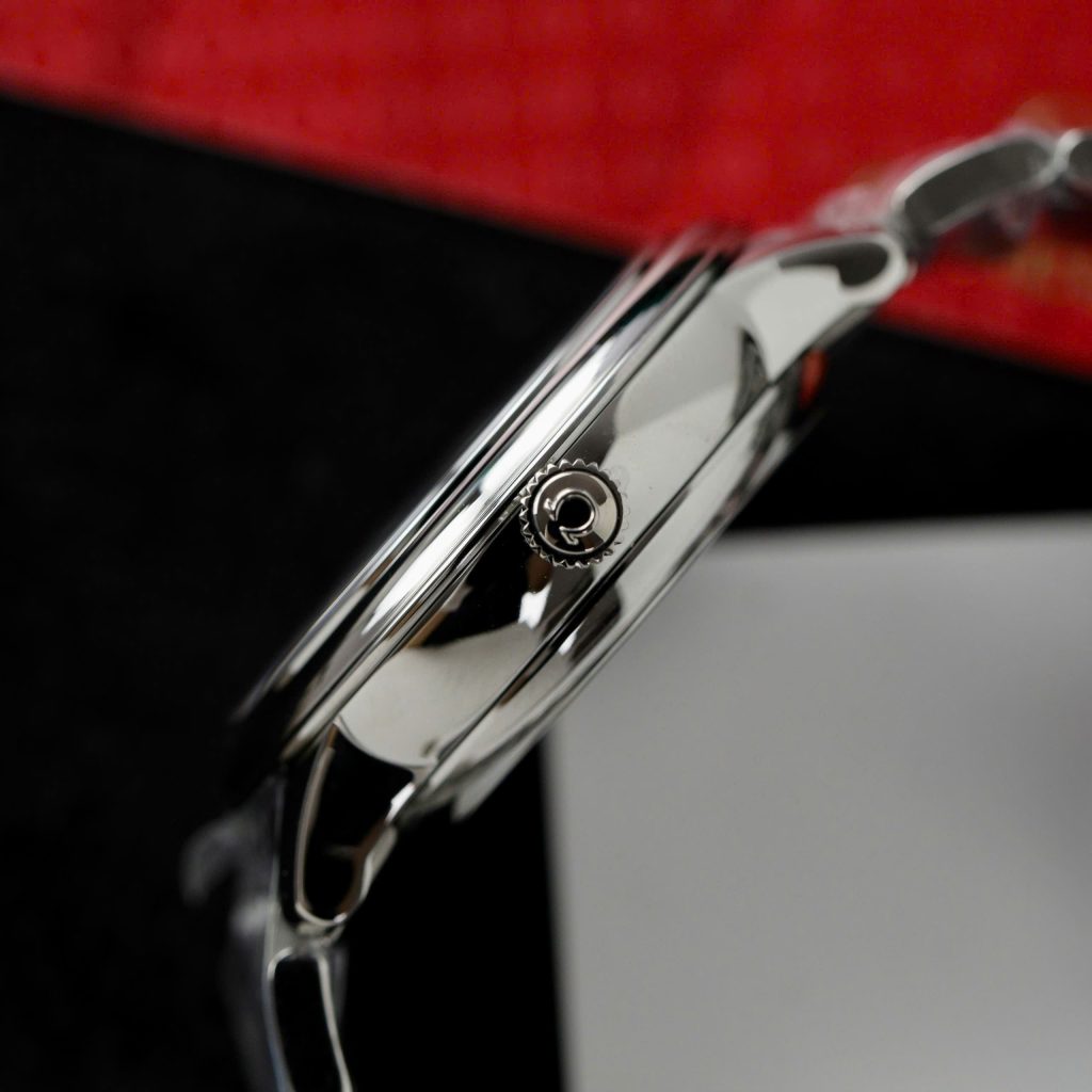 Omega Co-Xial Chronometer Best Replica Women Blue Dial 34mm