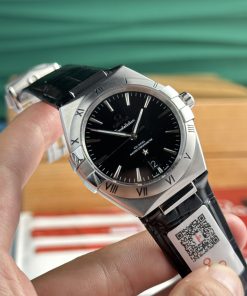 Omega Constellation Best Replica Watch Black Color UM Factory 39mm (1)
