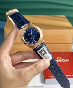 Omega Constellation Rose Gold Best Replica Blue Color UM Factory 39mm (1)