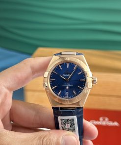 Omega Constellation Rose Gold Best Replica Blue Color UM Factory 39mm (1)