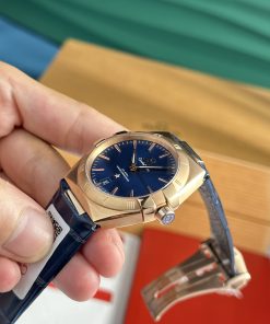 Omega Constellation Rose Gold Best Replica Blue Color UM Factory 39mm (1)