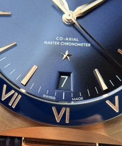 Omega Constellation Rose Gold Blue Color VS Factory 41mm (1)