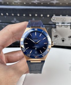 Omega Constellation Rose Gold Blue Color VS Factory 41mm (1)