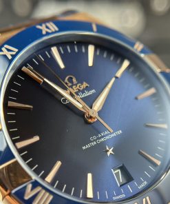 Omega Constellation Rose Gold Blue Color VS Factory 41mm (1)