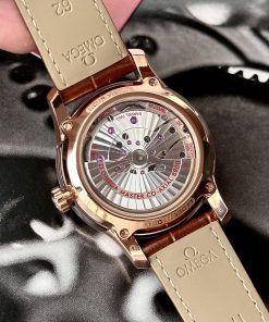 Omega De Ville Hour Vision Co-Axial Chocolate Dial Replica Watch VS Factory (10)