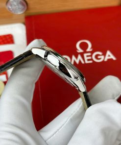 Omega De Ville Prestige Power Reserve Replica 11 Watch Black Leather Strap 39 (2)