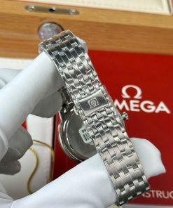 Omega De Ville Prestige Power Reserve Replica Watch White Dial Metal Wire 39 (1)
